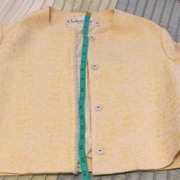 Christian Dior Yellow and White Skirt Suit - Picture 11 of 15